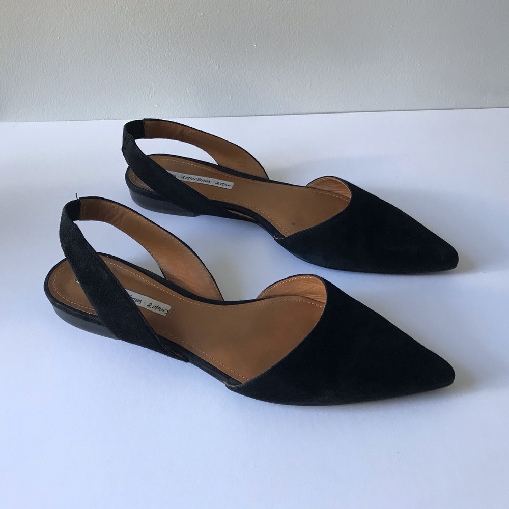 & Other Stories Suede Slingback Flats sz 39